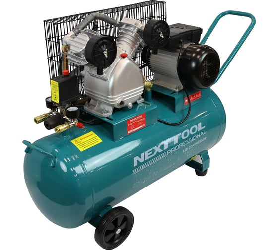 Воздушный масляный компрессор NEXTTOOL КМР-2300/65V ременной 600010