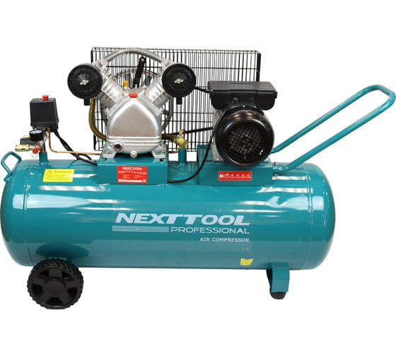 Воздушный масляный компрессор NEXTTOOL КМР-2300/100V ременной 600011