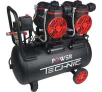 Поршневой малошумный безмасляный компрессор POWER TECHNIC с фильтром влагоотделителем ACL480/050