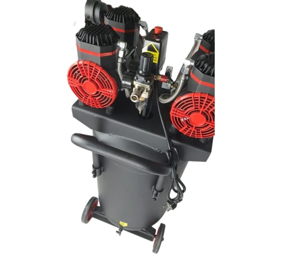 Поршневой малошумный безмасляный компрессор POWER TECHNIC с фильтром влагоотделителем ACL480/075V