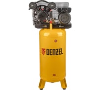 Компрессор Denzel DRV2200/100V ременной вертикальный ресивер, 10 бар, 440 л/м, мощность 2,2 кВт 58099