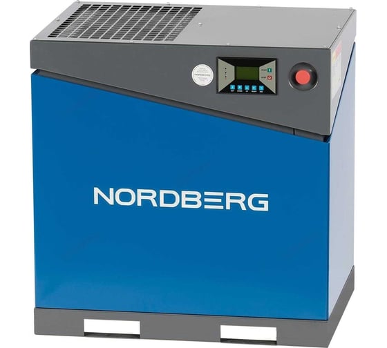 Винтовой компрессор NORDBERG 11 кВт, 1450 л/мин, 10 бар, IP55, без ресивера NCA15 1