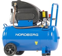 Компрессор поршневой NORDBERG 220В, ресив. 50л, 240 л/мин NCE50/240