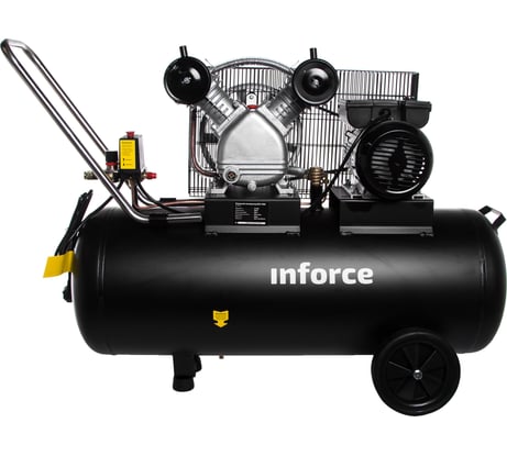 Ременной компрессор (100 л; 10 бар; 510 л/мин) Inforce BCX-100L 04-06-31