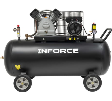 Ременной компрессор (200 л; 10 бар; 412 л/мин) Inforce BCX-200L