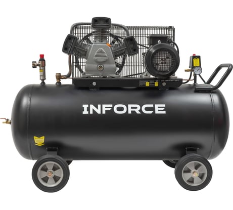 Ременной компрессор (200 л; 10 бар; 580 л/мин) Inforce BCX-200L-3P