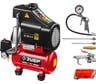 Безмасляный воздушный компрессор ЗУБР набор аксессуаров, 200 л/мин, 6 л ресивер, 1500 Вт КП-200-6 Н6