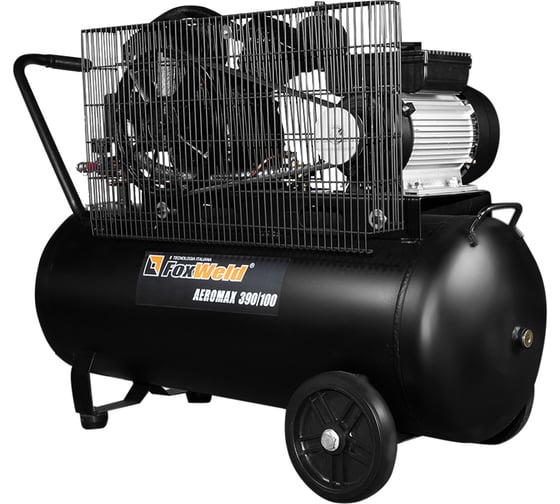 Компрессор FOXWELD AEROMAX 390/100 масляный, ременной 7290