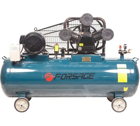 Компрессор Forsage 300л, 3-х поршневой, с ременным приводом F-TB390-300(7760)