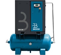 Компрессор винтовой Brestor BRS-7.5A (0,9м3/мин при 10бар; маслозаполненный), UCX, Прямой пуск, 380В 3ф 50Гц, 300л., возд. охл., MAM880 S7A10/2