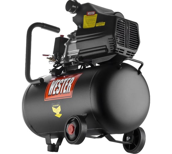 Компрессор WESTER WK1500/50 масляный, 1500Вт, 190л/мин, 50л, 8 бар 631634