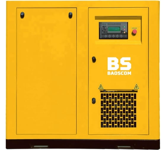 Винтовой электрический компрессор KRAFTMACHINE BS7.5-10рВ (IP54) с асинхронным двигателем на ремне BSMV0071000RB55 1