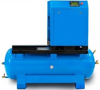Винтовой маслозаполненный компрессор на ресивере KRAFTMACHINE КМ11-8рВ-500 (IP23) KMMVR110800RC23JH