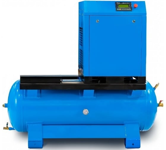 Винтовой маслозаполненный компрессор на ресивере KRAFTMACHINE КМ15-8рВ-500 (IP54) KMMVR150800RC55JH 1