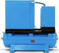 Винтовой маслозаполненный компрессор на ресивере KRAFTMACHINE с осушителем КМ5,5-8рВ-500/О (IP54) KMMVD050800RC55JH