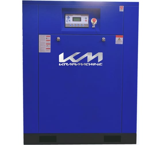 Винтовой электрический маслозаполненный компрессор KRAFTMACHINE KM18,5-8рВ (IP54, серия АС, ЧРП) KMMV018080RC55IJH 1