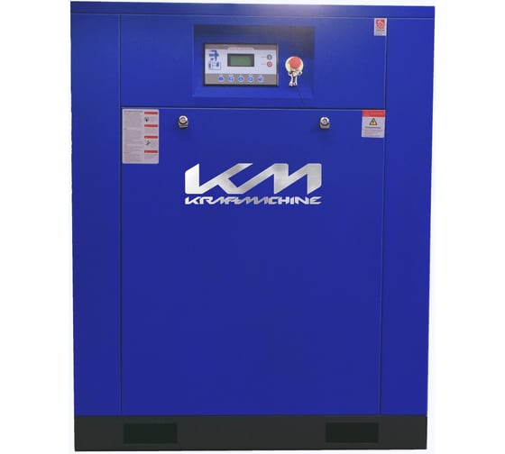 Винтовой электрический маслозаполненный компрессор KRAFTMACHINE KM30-10рВ (IP54, серия АС) KMMV0301000RC55JH 1