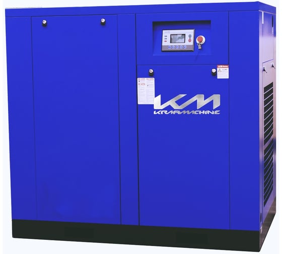 Винтовой электрический маслозаполненный компрессор KRAFTMACHINE KM37-8пВ (IP54, серия АС) KMMV0371000PC55JH 1