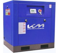 Винтовой электрический маслозаполненный компрессор KRAFTMACHINE KM75-10пВ (IP23, серия АС) KMMV0751000PC23JH