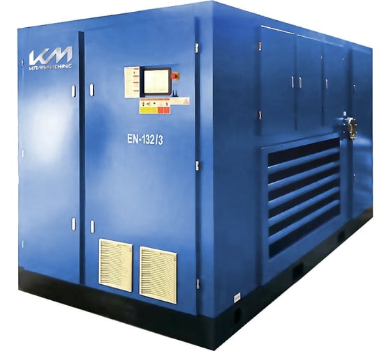 Винтовой электрический маслозаполненный компрессор KRAFTMACHINE KM90-10пВ (IP23, серия АС) KMMV0901000PC23JH 1