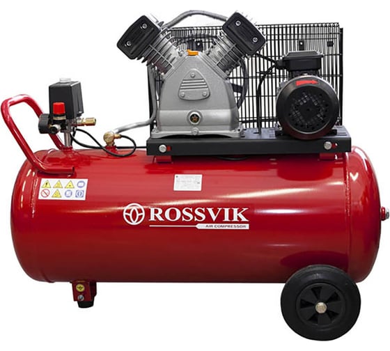 Поршневой компрессор ROSSVIK 360л/мин, 10бар, ресивер 100л, 220В/2,2кВт СБ4/С-100.LB24А