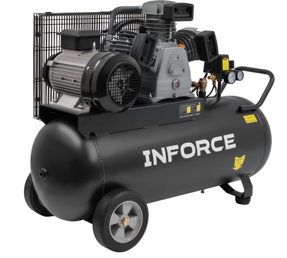 Ременной компрессор Inforce (100 л; 10 бар; 580 л/мин) IBCW-100L-3P/580