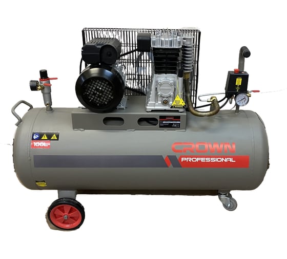 Компрессор с ременным приводом CROWN CT36031