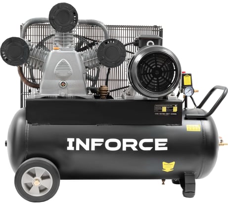 Ременной компрессор Inforce (100 л; 10 бар; 950 л/мин) IBCW-100L-3P/950