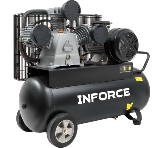 Ременной компрессор Inforce (100 л; 10 бар; 950 л/мин) IBCW-100L-3P/950