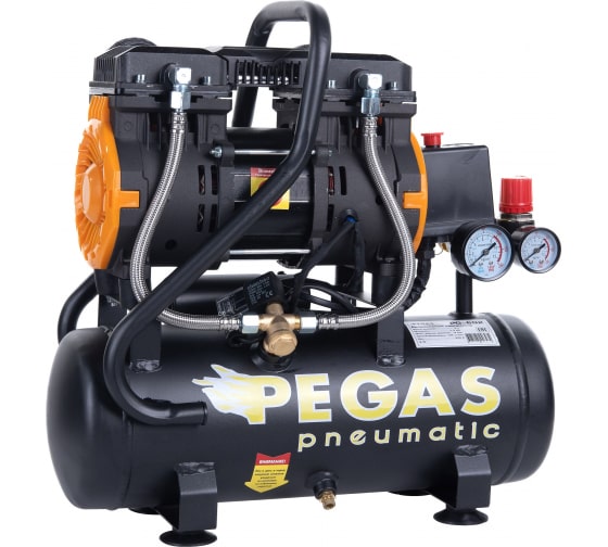 Малошумный безмасляный компрессор Pegas pneumatic PG-602 профессиональная серия 6619 - выгодная цена, отзывы, характеристики, 1 видео, фото - купить в Москве и РФ