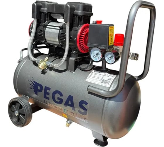 Малошумный компрессор Pegas pneumatic PG-802 проф 6620