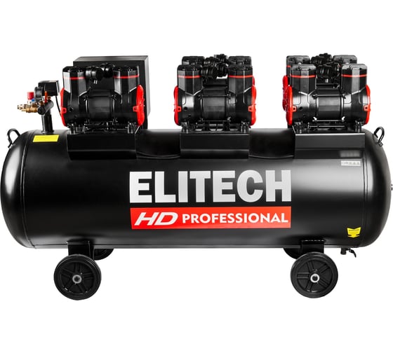 Безмасляный малошумный компрессор Elitech ACF 1500-300S HD 206468