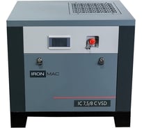 Винтовой компрессор Ironmac IC 7,5/8 C VSD IP23, прямой привод КА 445364