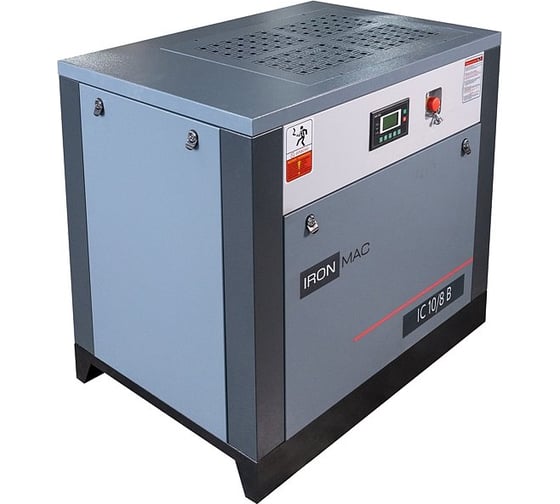Винтовой компрессор  Ironmac IC 10/8 B, ip55, муфта КА 427693 1