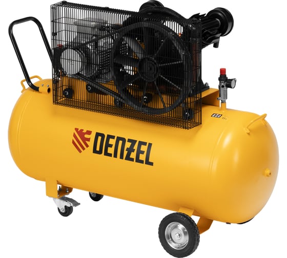 Компрессор воздушный ременной привод Denzel BCV 5500-T/270, 5.5 кВт, 270 литров, 850 л/мин 58125
