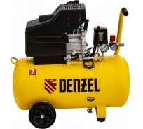 Воздушный компрессор с прямым приводом DENZEL DC1700/50 1,7 кВт, 50 литров, 260 л/мин 58164