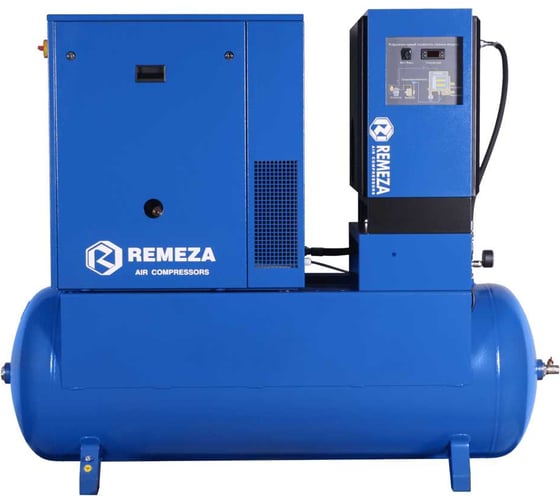 Винтовой компрессор Remeza ВК5Е-10-500Д на ресивере, с рефрижераторным осушителем 2633840 1