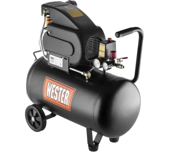 Компрессор Wester WK1800/50C поршневой масляный, 1800 Вт, 208 л/мин, 8 бар 631635