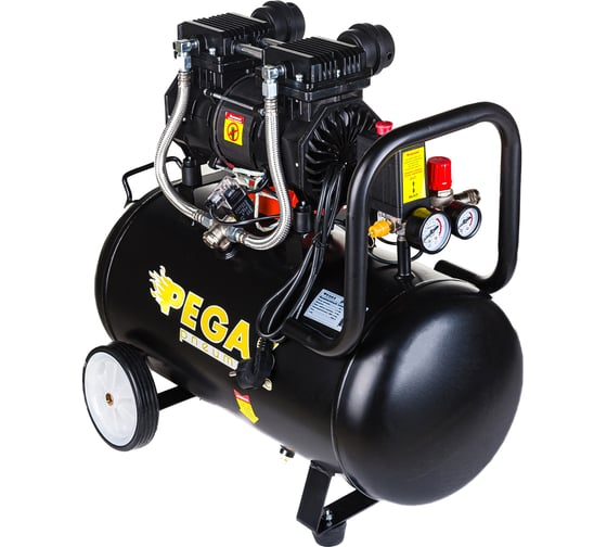 Малошумный безмасляный компрессор Pegas pneumatic PG-1400 проф. серия 6622