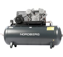 Компрессор поршневой с ременной передачей NORDBERG 380В, ресивер 500 л, 1400 л/мин NCP500/1400