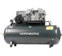 Компрессор поршневой с ременной передачей NORDBERG 380В, ресивер 500 л, 1400 л/мин NCP500/1400
