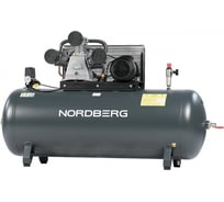 Компрессор поршневой с ременной передачей NORDBERG 380В, ресивер 500 л, 950 л/мин NCP500/950