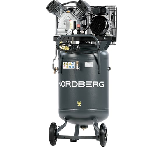 Компрессор вертикальный поршневой с ременной передачей NORDBERG 220В NCPV100/420A