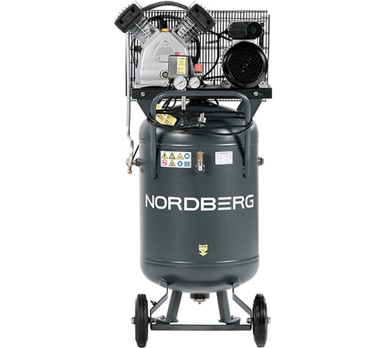 Компрессор вертикальный поршневой с ременной передачей NORDBERG 220В NCPV100/420A