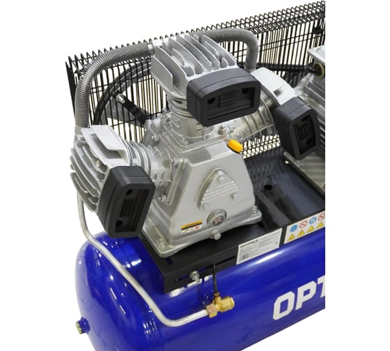 Компрессор поршневой OPTIMUS 580л/мин, 3кВт, 380В, ресивер 100л