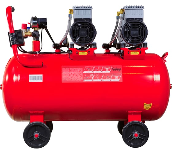 Компрессор безмасляный малошумный FUBAG OLS 500/100 CM2х2 646075