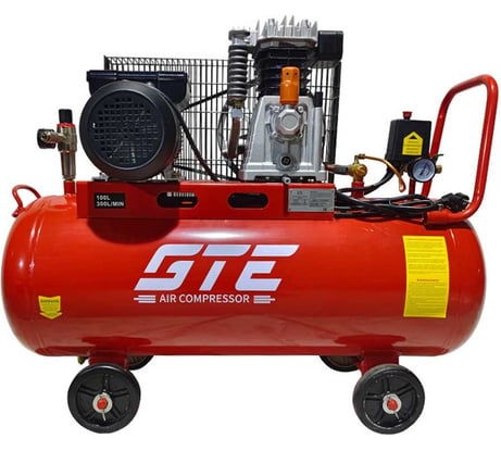 Компрессор поршневой с ременным приводом одноступенчатый GTE, 380 В, ресивер 300 л, 600 л/мин, GTE-MR300A600A 224348