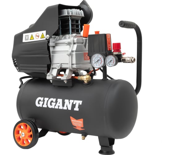 Поршневой масляный компрессор Gigant и набор пневмоинструмента LAS 24/1500K