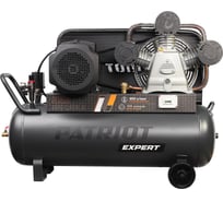 Компрессор Patriot KRX 950 L100 D, поршневой, ременной, масляный, 950 л/мин, 100 л, 10 бар, 5.5 кВт, 400 В 545302350