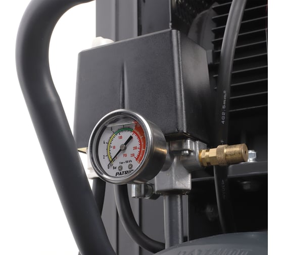 Компрессор Patriot KRX 950 L100 D, поршневой, ременной, масляный, 950 л/мин, 100 л, 10 бар, 5.5 кВт, 400 В 545302350